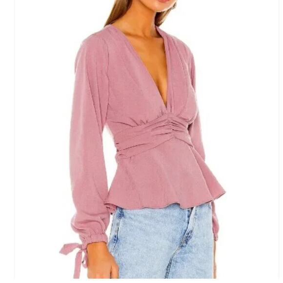 Tularosa Pink Ribbon Blouse - Picture 1 of 6